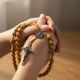 Handmade Christian St. Benedict Cross Rosary