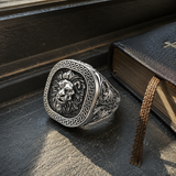 Men’s Lion Signet Ring – S925 Sterling Silver or Titanium Steel
