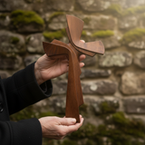 Modern Wooden Wall Cross: A Contemporary Symbol of Faith & Craftsmanship - side view