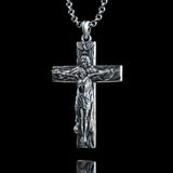 New Titanium/S925K Silver Trinity Cross Necklace - BGCOPPER