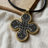 Baroque Style Crucifix Pendant with Jesus and the Four Archangels – A Symbol of Faith and Divine Protection