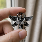 Seraphim Angel Pendant Necklace Angel Wings Amulet