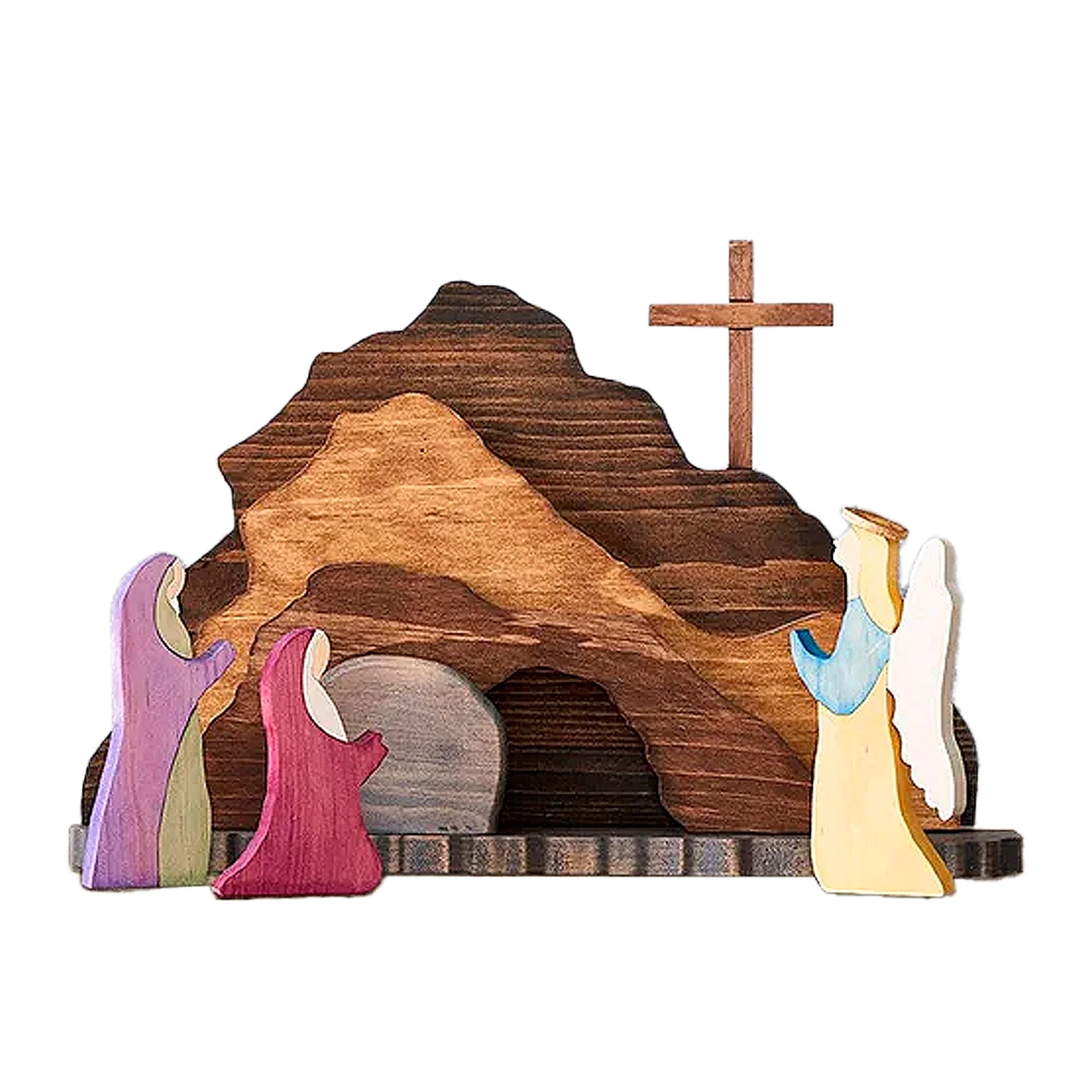 Easter Scene Wooden Decoration - Artwork in your home – BGCOPPER