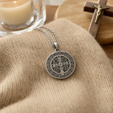 Saint Benedict Medallion Ward Off Evil Necklace