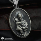 St. Anthony of Padua Necklace/The patron saint of lost and stolen articles,sailors,fisherm,travelers and vacationersen, - BGCOPPER