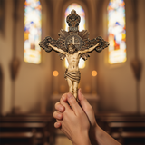 St. Benedict Crucifix: Maple Wood, Divine Protection, & the Story of Redemption