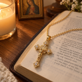Neue religiöse schmuck frauen kreuz anhänger design nische halskette schlüsselbein kette