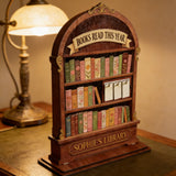 Vintage Book Reading Counter | Mark Your Reading Journey with a Warm Touch