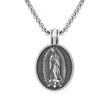 Our Lady of Guadalupe Virgin Mary Necklace,the patron saint of America and unborn children - BGCOPPER