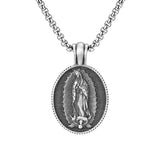 Our Lady of Guadalupe Virgin Mary Necklace,the patron saint of America and unborn children - BGCOPPER
