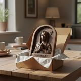 She Walks by Faith Wooden Wall Decor - side view
