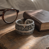 The Last Supper S925 Silver Adjustable Ring - Christian gift presentation