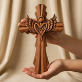 Angel Guardian Cross Wall Decoration