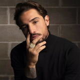 Jesus Crucifixion Gold Ring: Forging Faith with Steel - BGCOPPER