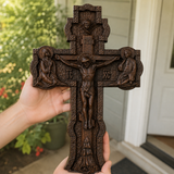 A Sacred Presence for Your Home: Hand-Carved Orthodox Cross