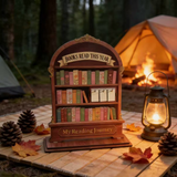 Vintage Book Reading Counter | Mark Your Reading Journey with a Warm Touch