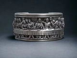 The Last Supper 925K Sterling Silver Open End Adjustable Ring - BGCOPPER