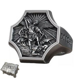 Archangel Michael S925K Silver Ring - BGCOPPER
