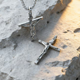 S925K Silver Jesus Crucifix Pendant | A Tangible Reminder of His Love