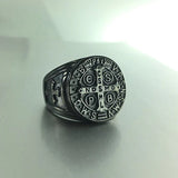 St. Benedict's Stainless Steel Exorcism Ring - BGCOPPER