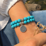 Turquoise Tree of Life Bracelet – Symbol of Faith, Growth & New Beginnings