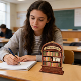 Vintage Book Reading Counter | Mark Your Reading Journey with a Warm Touch