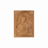 Sacred Heart of Jesus Hand-Carved Wood Magnet - 4 Premium Wood Tones for Home, Car & Office