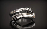 S925K Silver Embrace Gesture Ring - BGCOPPER