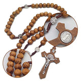 (Only $9.90 before Christmas) St. Benedict's Cross Exorcism Rose Necklace - BGCOPPER