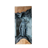 Virgin Mary Resin & Wood Night Light Ornament (Plug-in Version)