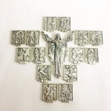 Vertical Solid Wood Carved Jesus Resurrection Cross - BGCOPPER