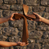 Modern Wooden Wall Cross: A Contemporary Symbol of Faith & Craftsmanship - craftsmanship detail