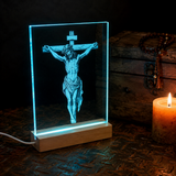 Jesus Crucifixion Glass Lamp: Turning Faith into a Tangible Daily Sacred Object