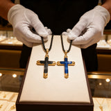 Titanium Steel 18K Gold Cross Necklace | A Christian Emblem of Faith and a Fashion Statement