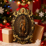 A Handcrafted Sanctuary: Our Lady of Guadalupe Wood Carving