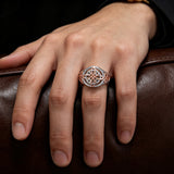 Celtic Knot Two-Tone Ring – Heritage, Harmony & Timeless Style