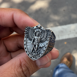 Archangel Michael Steel Titanium Ring——Giving us the strength and courage to move forward