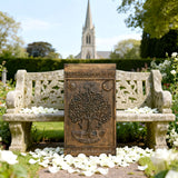 Handcrafted Beechwood Tree of Life Urn — A Testament to Eternal Life in Christ 🌿✞