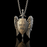 St. Michael's Archangel Schild Halskette,Der Schutzpatron des Fallschirmjägers Polizei Militär Sanitäter Feuerwehrmann