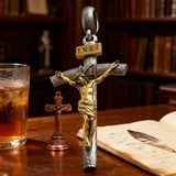 BGCOPPER S925K Silver Crucifix of Jesus Christ: A Timeless Masterpiece of Faith and Art