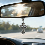 Two-Sided Devotional Cross - Jesus & Mary in 925 Silver - Wearable Faith