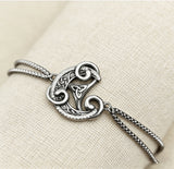 Vintage Celtic Knot Triskelion Bracelet – Norse Heritage & Timeless Strength