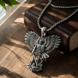 S925K Silver Saint Michael Pendant: Courage in the Heart