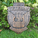 Spring Sale: 'I'm a Veteran' Wooden Wall Decor - Best Veteran's Day Gifts - BGCOPPER