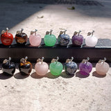 Natural Crystal Jade Colorful Apple Small Ornament - Christmas Eve Gift - BGCOPPER