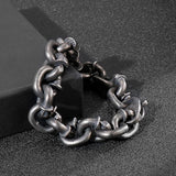 Men's Stainless Steel Spike Bracelet - BGCOPPER