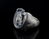 Lucky Horseshoe Horse Head Ring - BGCOPPER