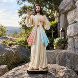 Divine Mercy Jesus Resin Statue – A Sacred Symbol of Faith, Grace & Protection