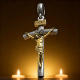 BGCOPPER S925K Silver Crucifix of Jesus Christ: A Timeless Masterpiece of Faith and Art