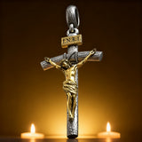BGCOPPER S925K Silver Crucifix of Jesus Christ: A Timeless Masterpiece of Faith and Art